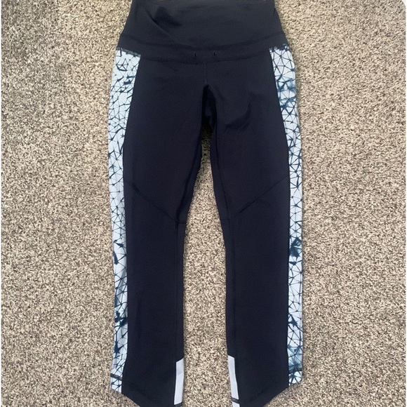 Lululemon 7/8 leggings size 4 black gym workout - Picture 5 of 9
